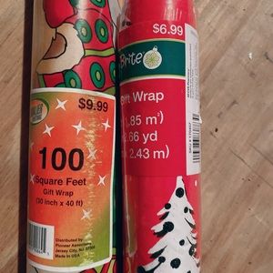 Christmas gift wrap